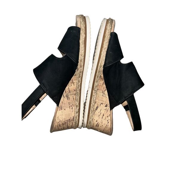 Life‎ Stride Simply Comfort Wedge Sandals “Beachy” Slingback Size 11 Black - Picture 5 of 9